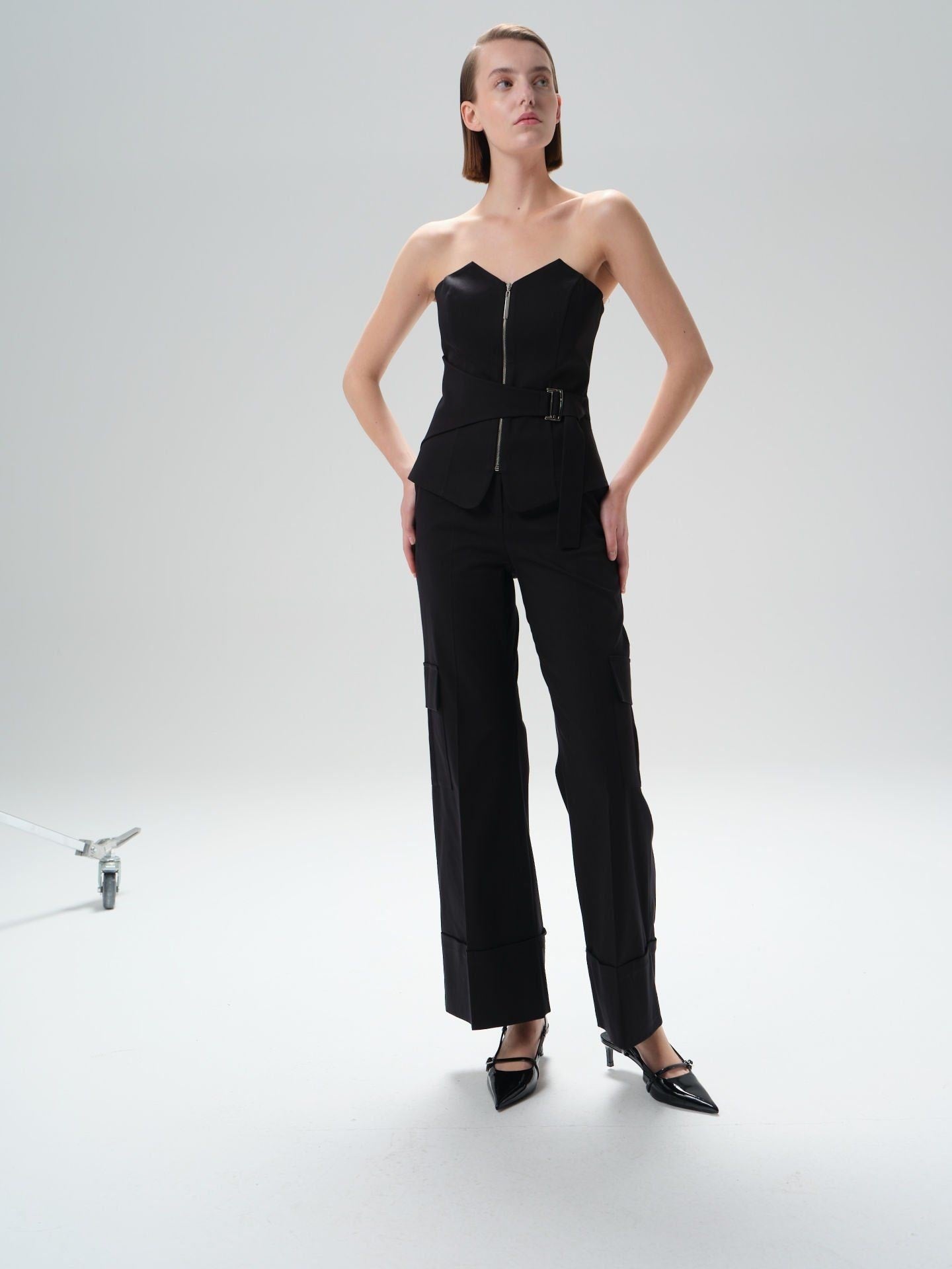 Women's Zipper Detailed Bustier