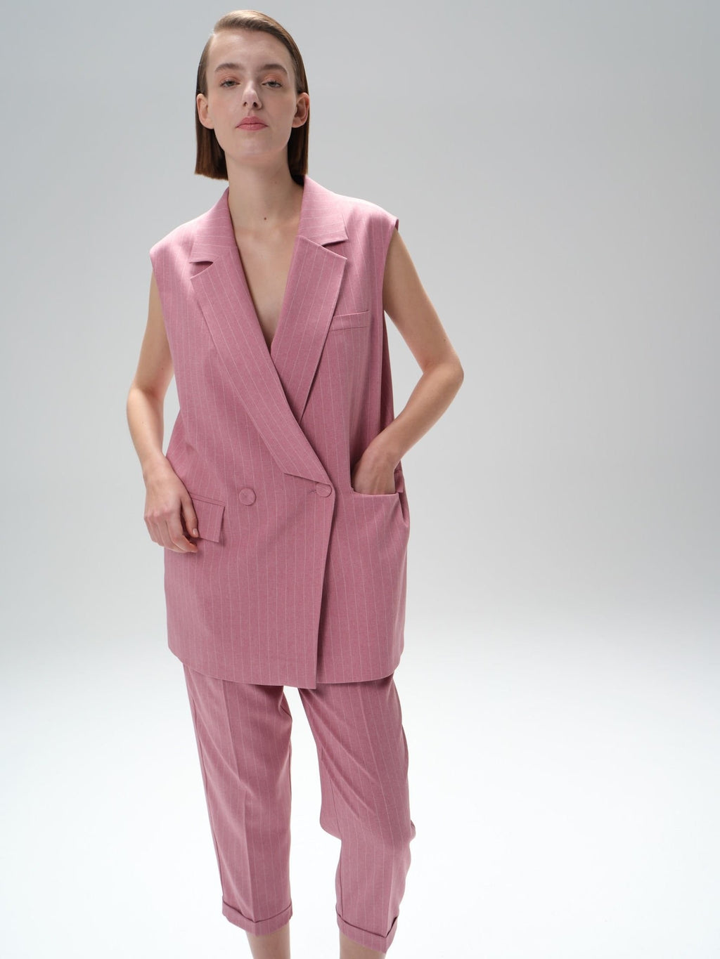 Striped Oversize Suit