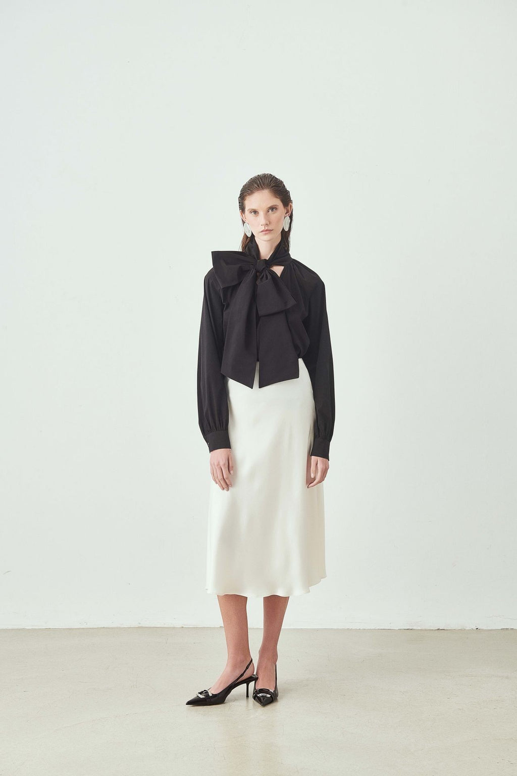 Yüksek Bel Midi Etek